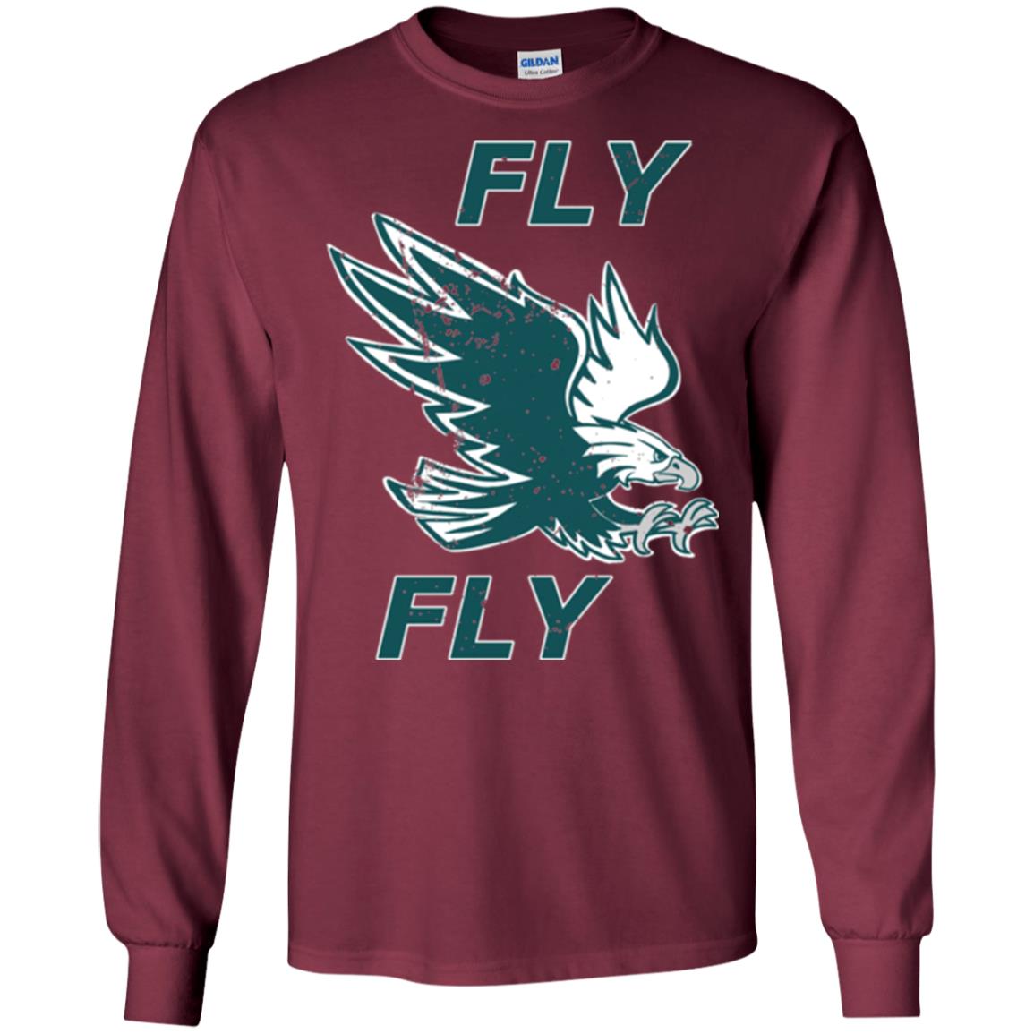 Eagle Lover T-shirt Flying Eagle T-shirt Maroon