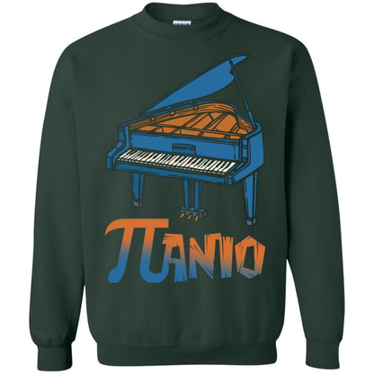 Pi Day T-shirt Funny Piano Lover Forest Green
