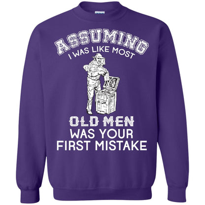Assuming I Was Like Most Old Men Beekeeper T-shirt Purple