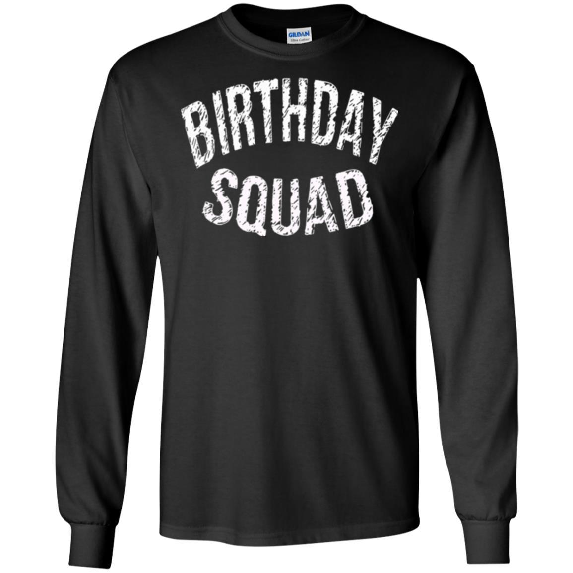 Birthday Squad T-shirt Black
