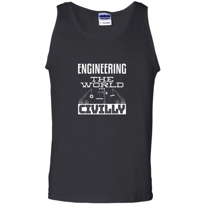 Engineering The World Civilly Civil Engineer T-shirt Black