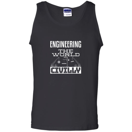 Engineering The World Civilly Civil Engineer T-shirt Black