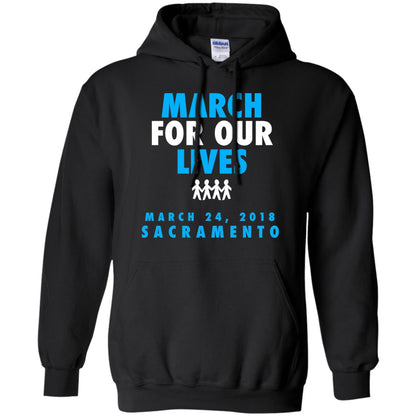 March For Our Lives March 24 2018 Sacramento Anti Gun T-shirt Black