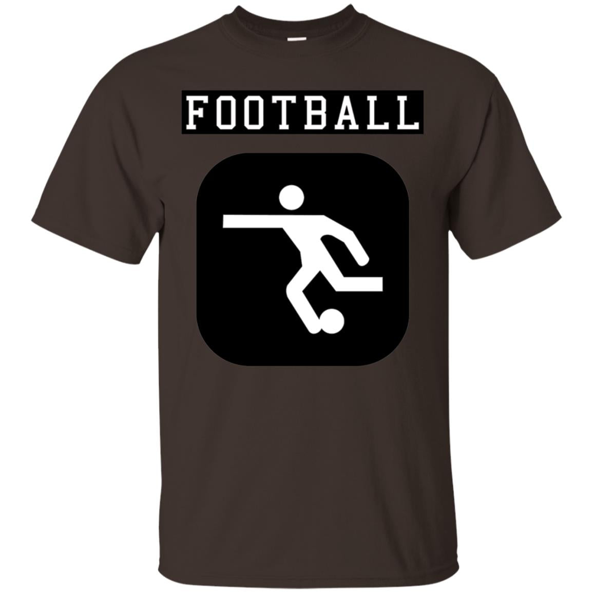 Football Soccer Shirt Retro Street Dark Chocolate