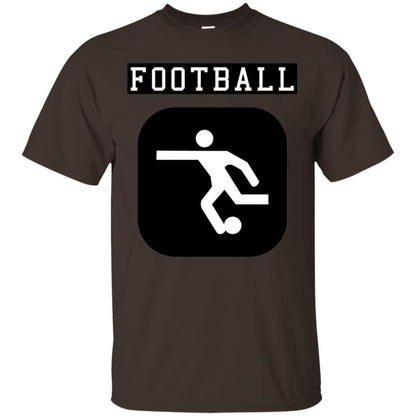 Football Soccer Shirt Retro Street Dark Chocolate