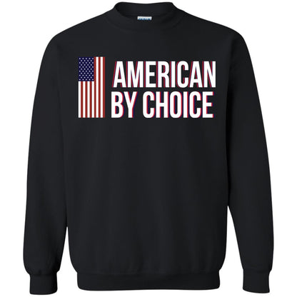 Flag Of American By Choice T-shirt Black
