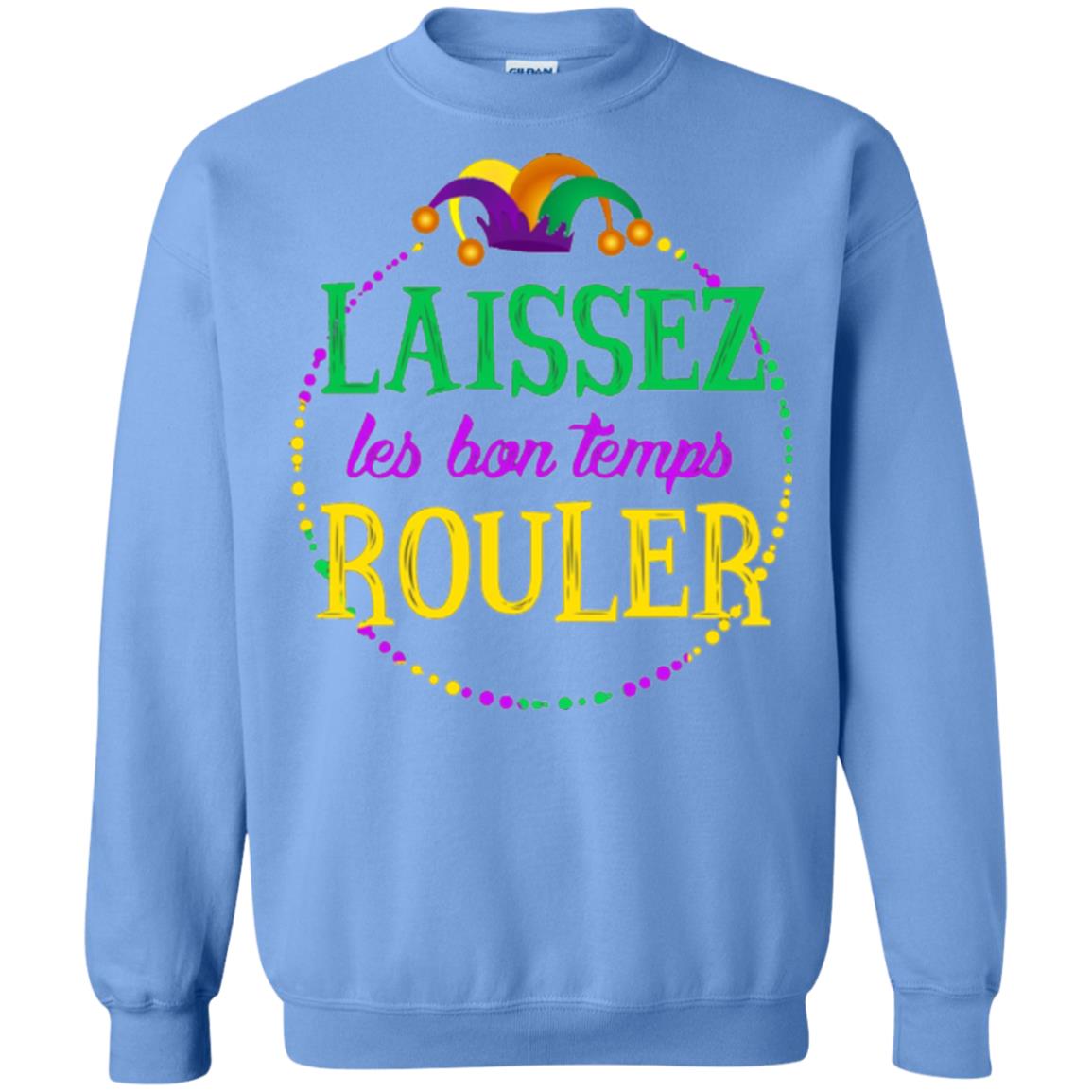 Mardi Gras T-shirt Laissez Les Bon Temps Rouler Carolina Blue