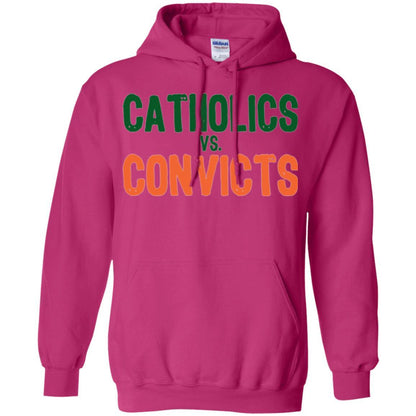 Football T-shirt Distressed Catholics Vs. Convicts 1988 Classic