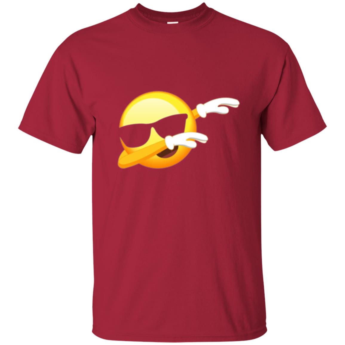 Funny Dabbing Emoji Cool Emoji Dab T-shirt Cardinal