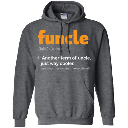 Funcle Definition T-shirt Funny Uncle Jokes Dark Heather