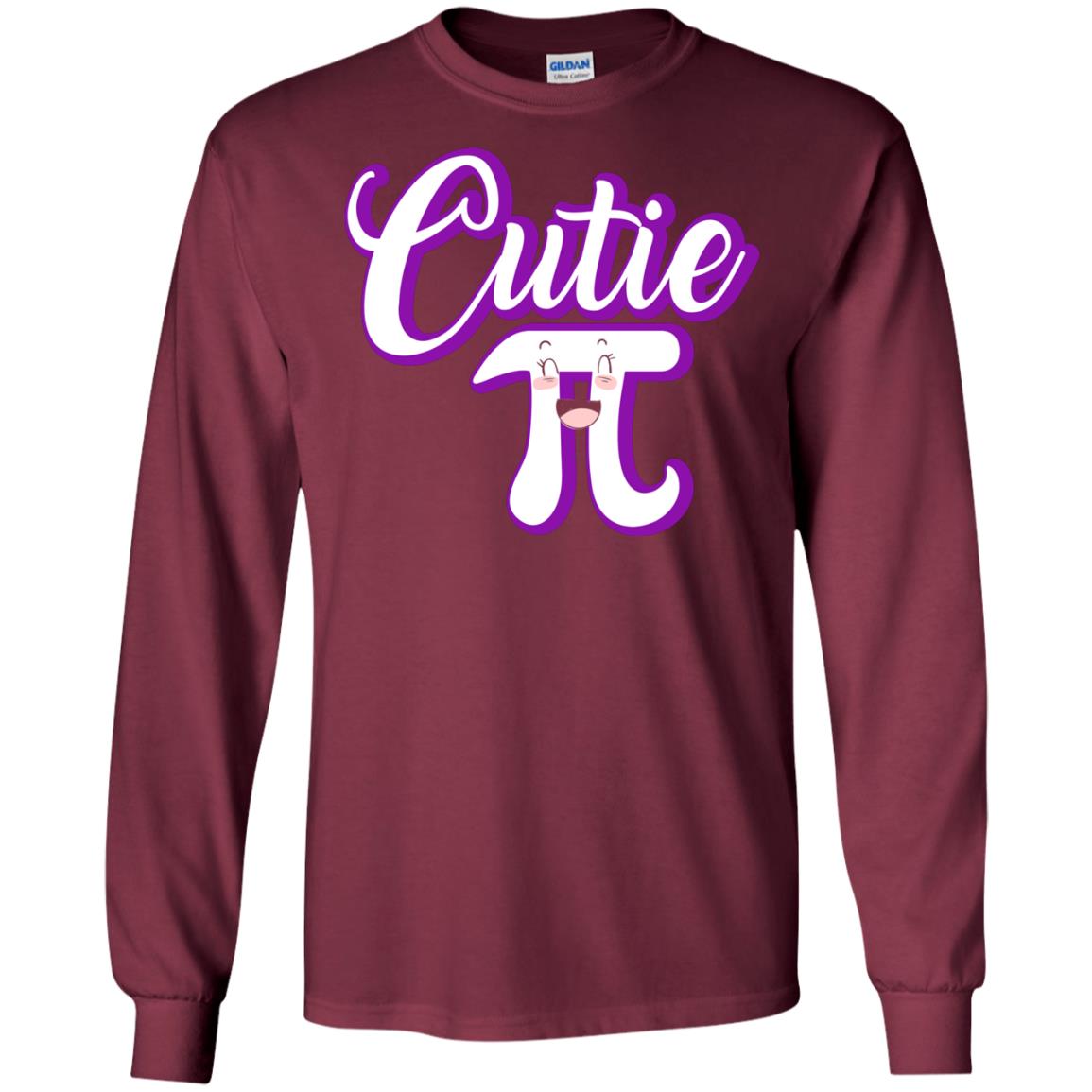 Cutie Pi Math Teacher T-shirt Maroon