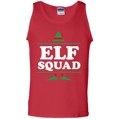 Christmas T-shirt Elf Squad Holiday Family Group Matching Red