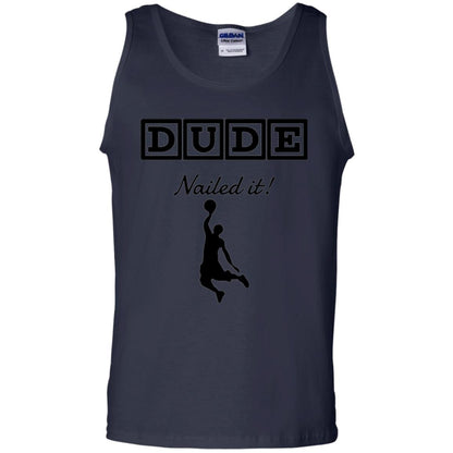 Basketball Lovers T-shirt Dude Nailed It Navy