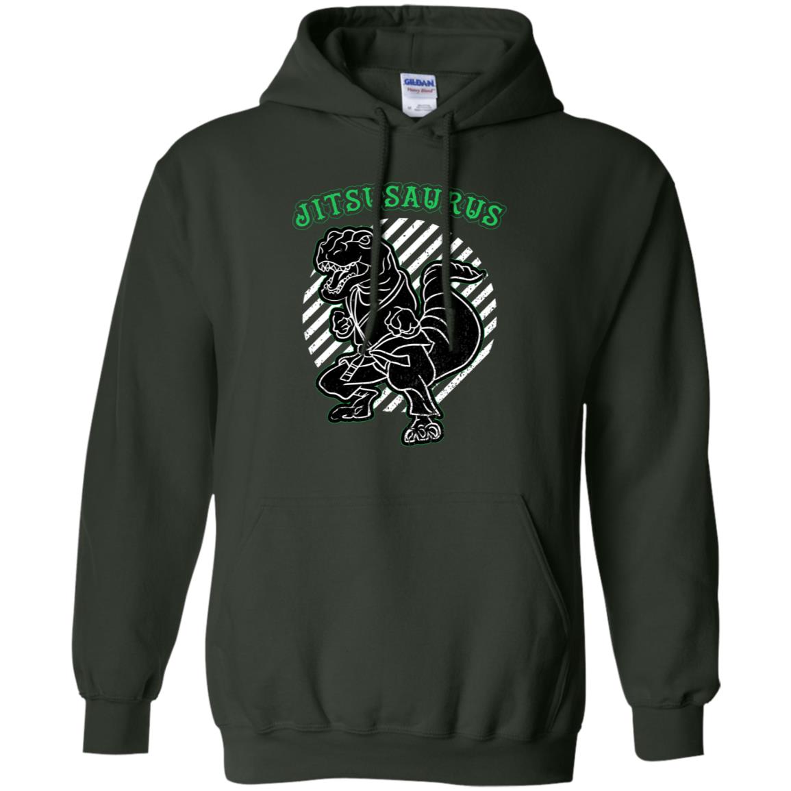 Jitsusaurus Jujutsu Saurus Shirt Forest Green