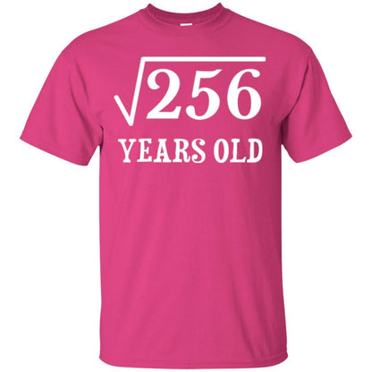 Birthday T-shirt Square Root Of 256 16th Years Old Heliconia