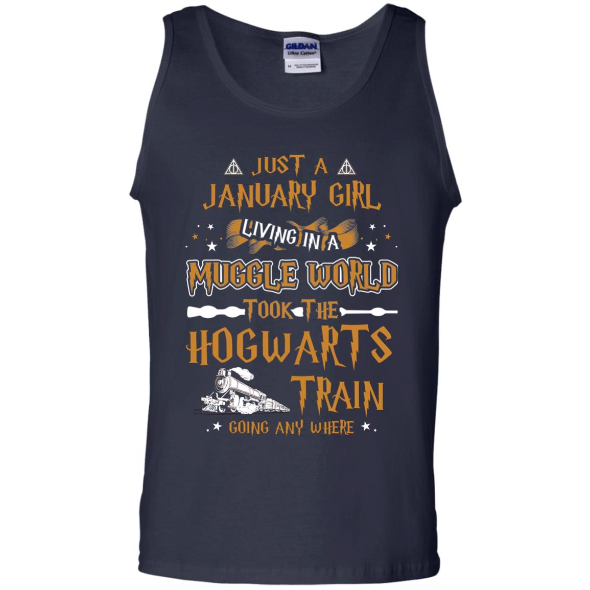 Just A January Girl Living In A Muggle World Took The Hogwarts Train Going Any Where Navy