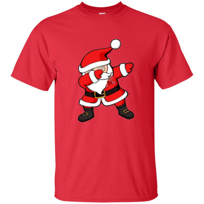 Christmas T-shirt Dabbing Santa Claus Christmas Dab Novelty Red