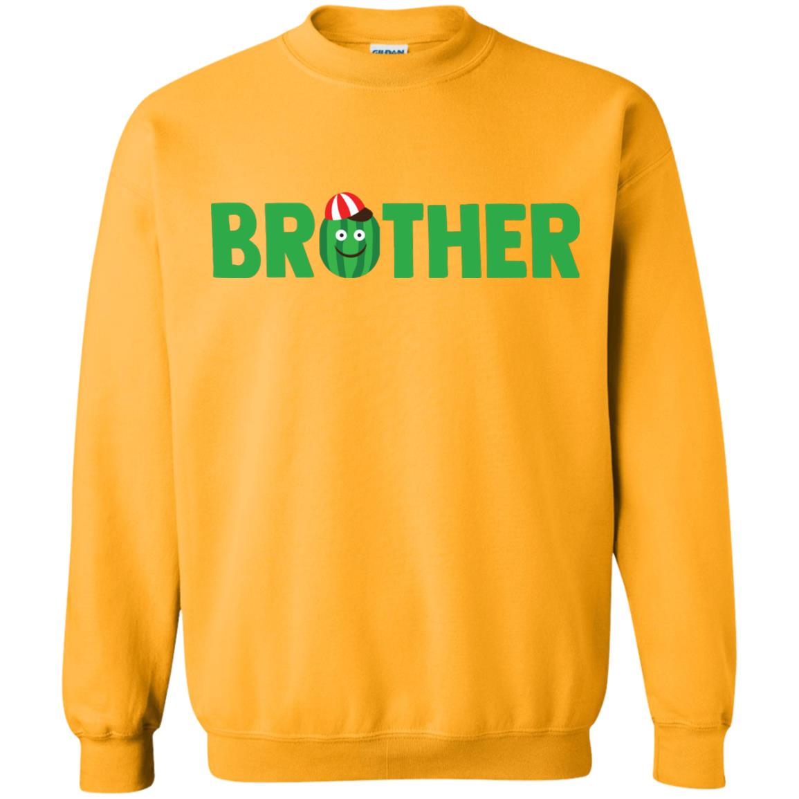 Brother Watermelon Funny Summer Melon Fruit Shirt For Brother Gold
