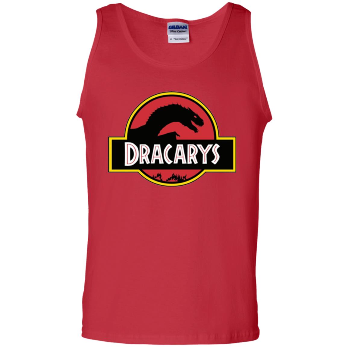 Dracarys Dragon Dinosaur T-shirt Red