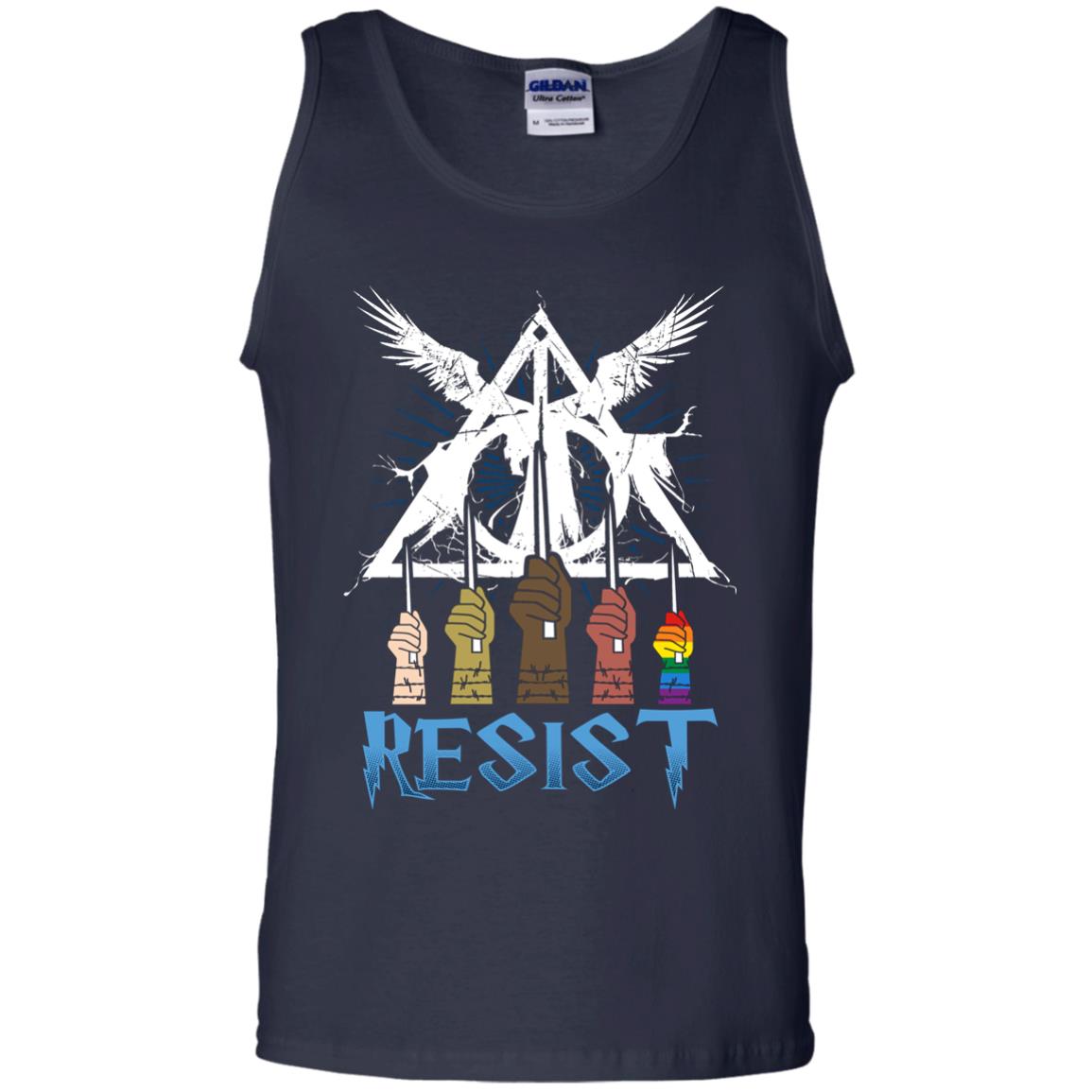 Resist Harry Potter Fan T-shirtG220 Gildan 100% Cotton Tank Top