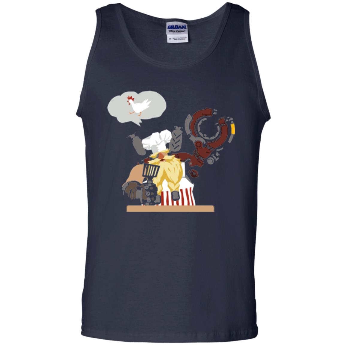Overwatch Torbjorn Chef Spray T-shirt Navy
