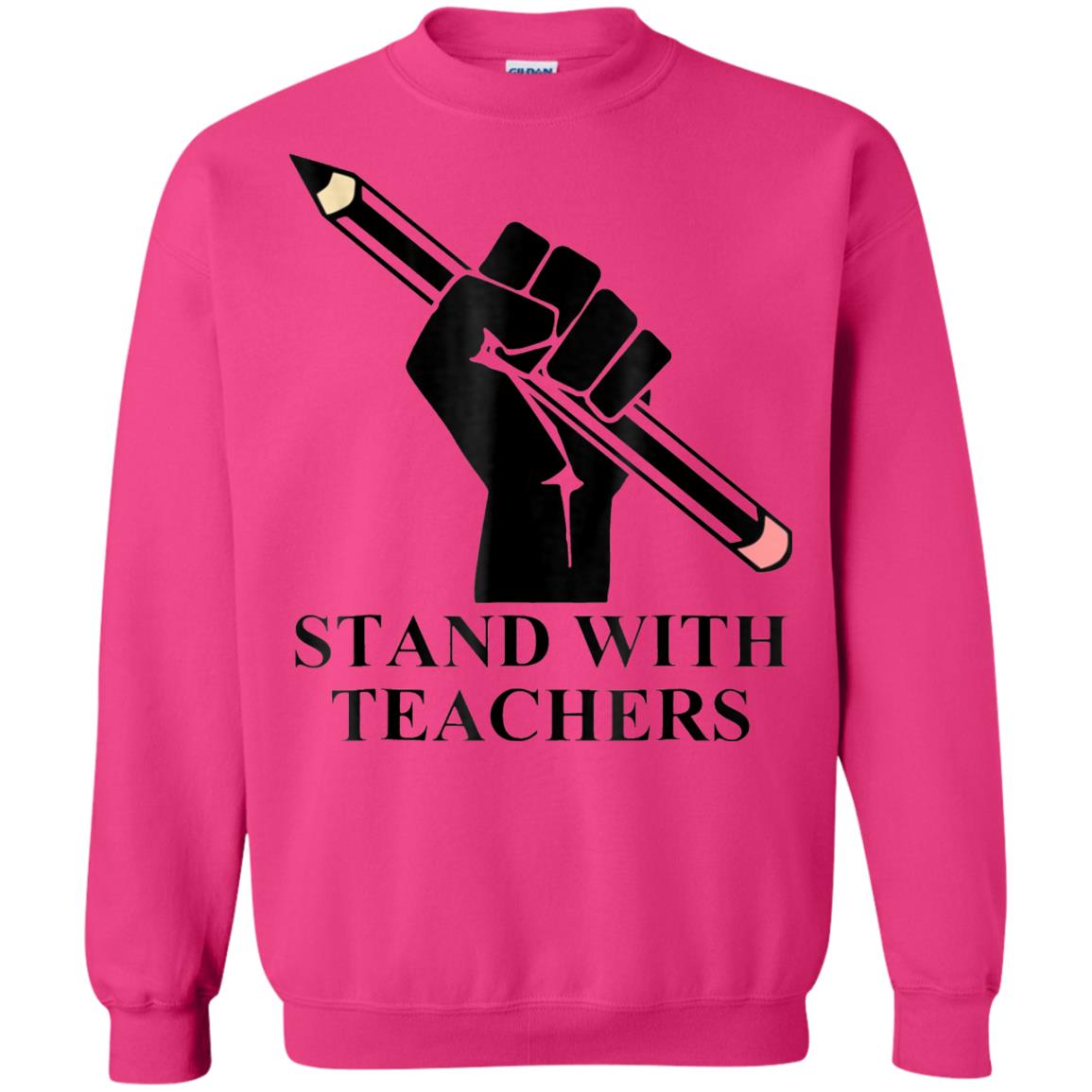 Colorado Teachers Stand With Teachers Educator Strike Shirt Heliconia