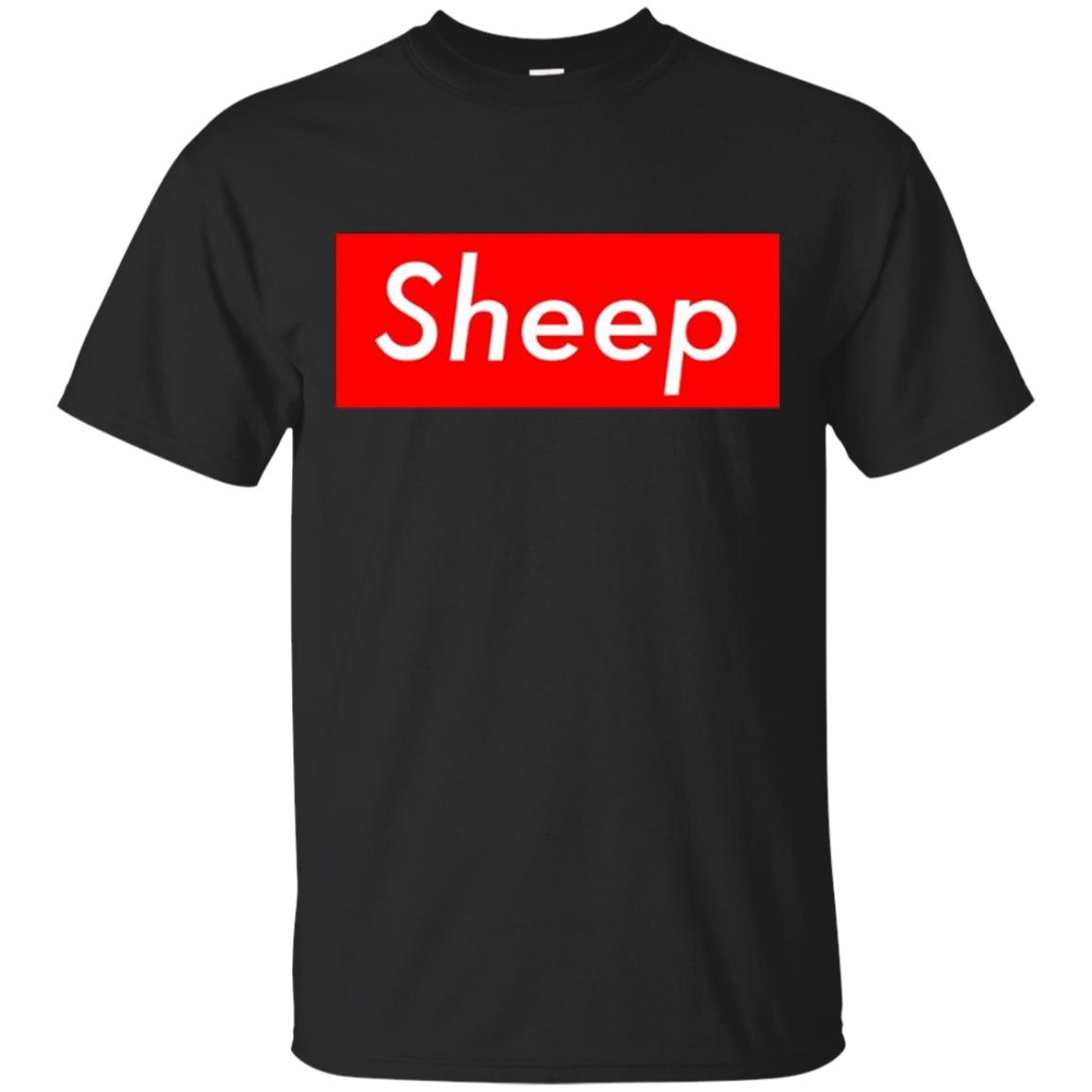 Sheep Box Logo Hype T-shirt Black