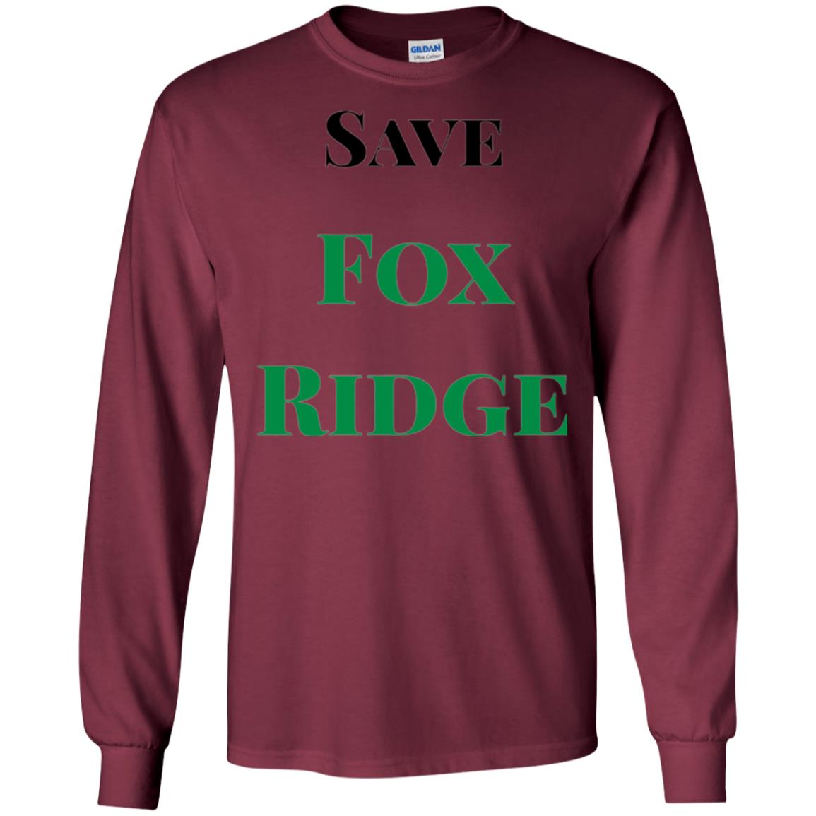 Elementary T-shirt Keep Calm And Save Fox Ridge Maroon