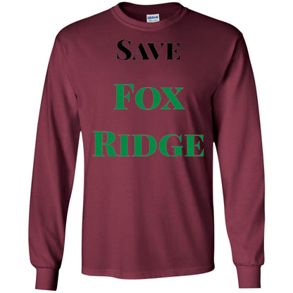 Elementary T-shirt Keep Calm And Save Fox Ridge Maroon