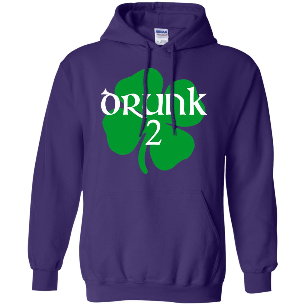 Drunk 2 Lucky Thing St. Patrick_s Day Irish T-shirt Purple