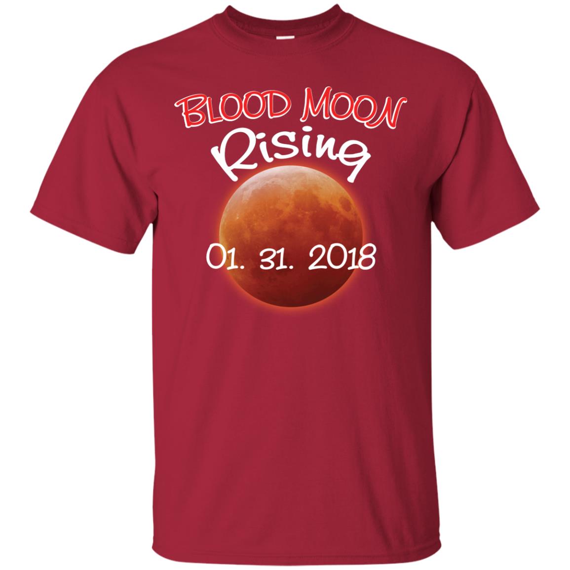 Blood Moon T-shirt Rising 01.31.2018 Cardinal