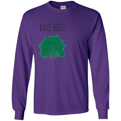 Basic Birch T-shirt Purple
