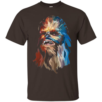 Chewbacca Art T-shirt Dark Chocolate
