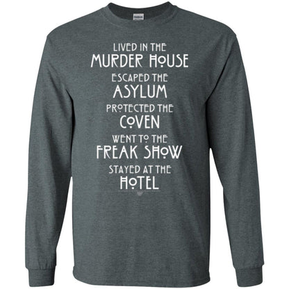 American Horror Story T-shirt Lived In The Murder House Dark Heather