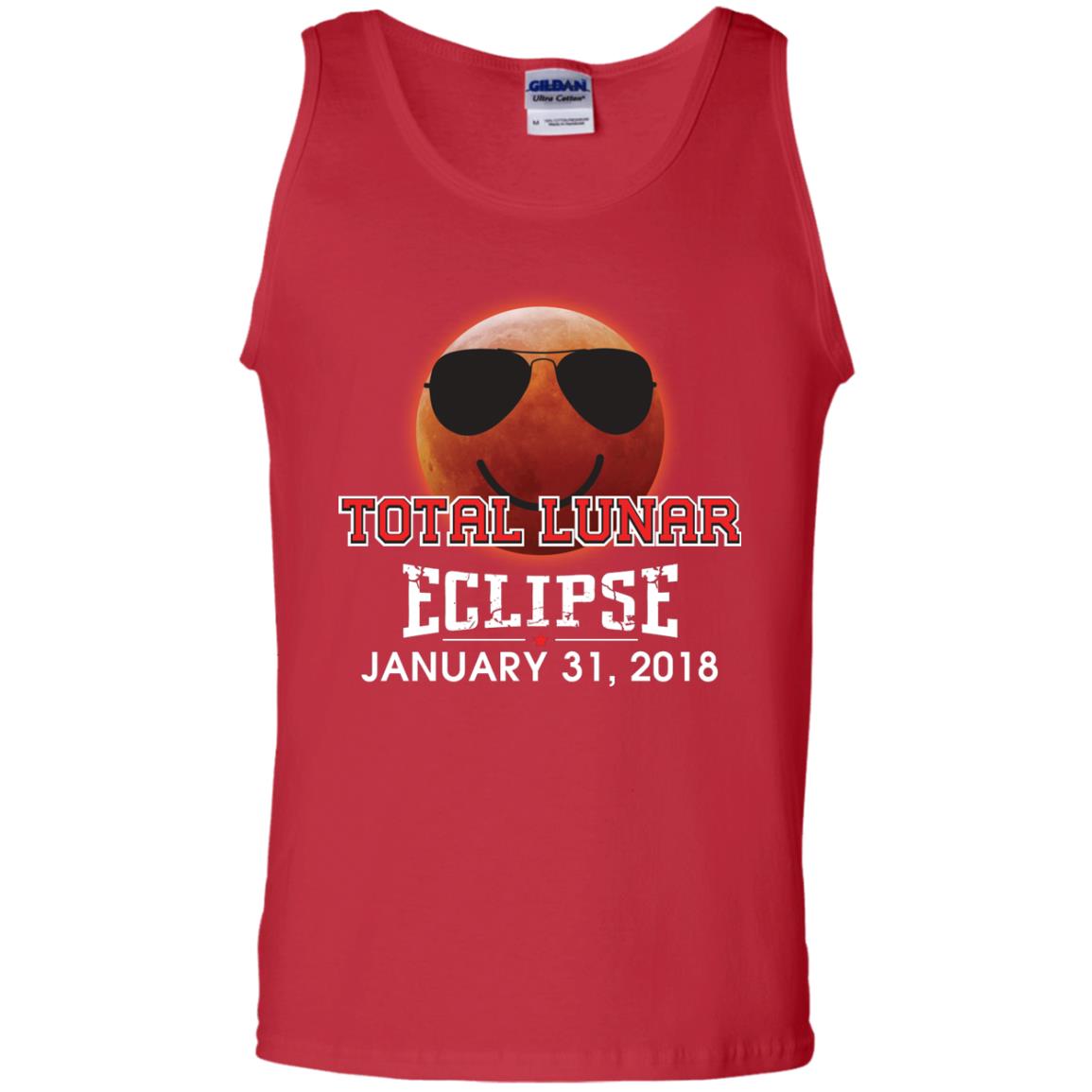 Blood Moon T-shirt Total Lunar Eclipse January 31. 2018 Red