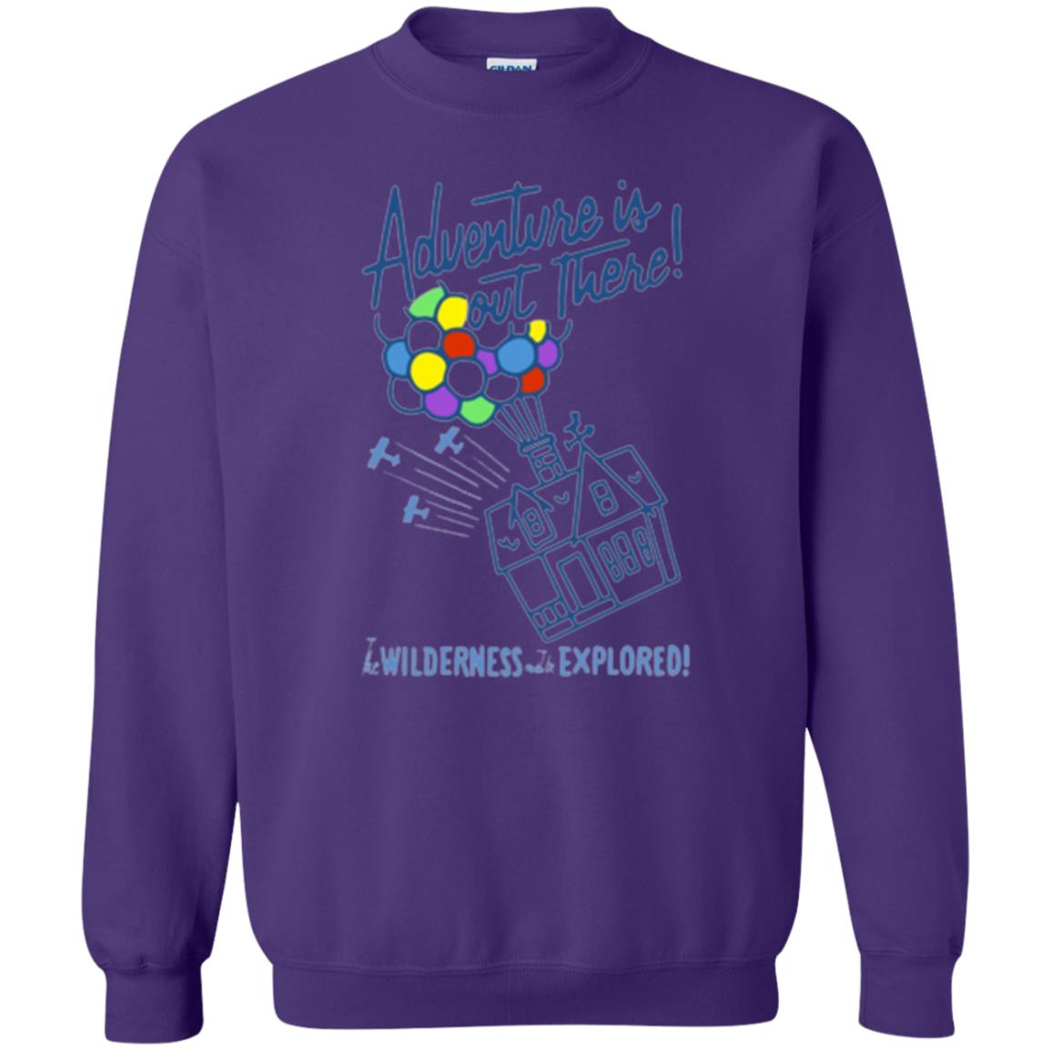 Adventure Is Out There T-shirt Purple