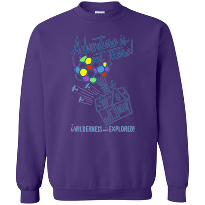 Adventure Is Out There T-shirt Purple