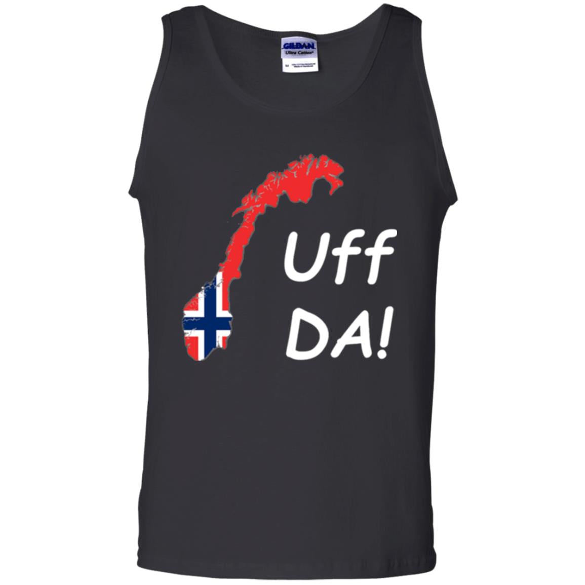 Norwegian Uff Da T-shirt Black