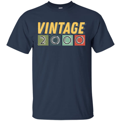 Vintage 2000 18th Birthday Gift Shirt For Mens Or Womens Navy