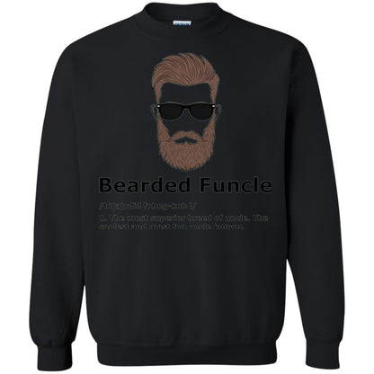 Uncle T-shirt Bearded Funcle The Most Suprior Berrd Of Uncle Black