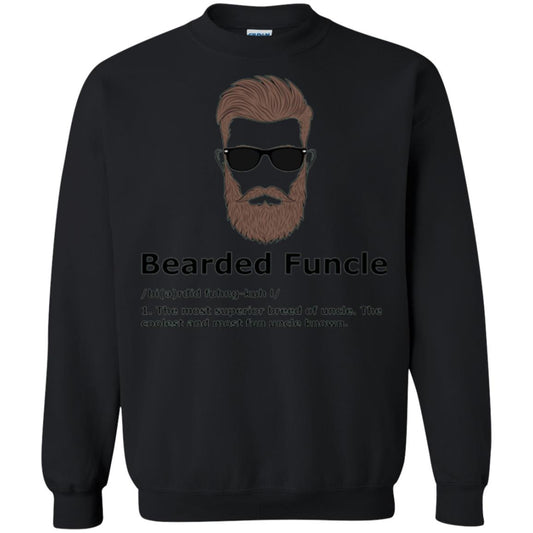 Uncle T-shirt Bearded Funcle The Most Suprior Berrd Of Uncle Black