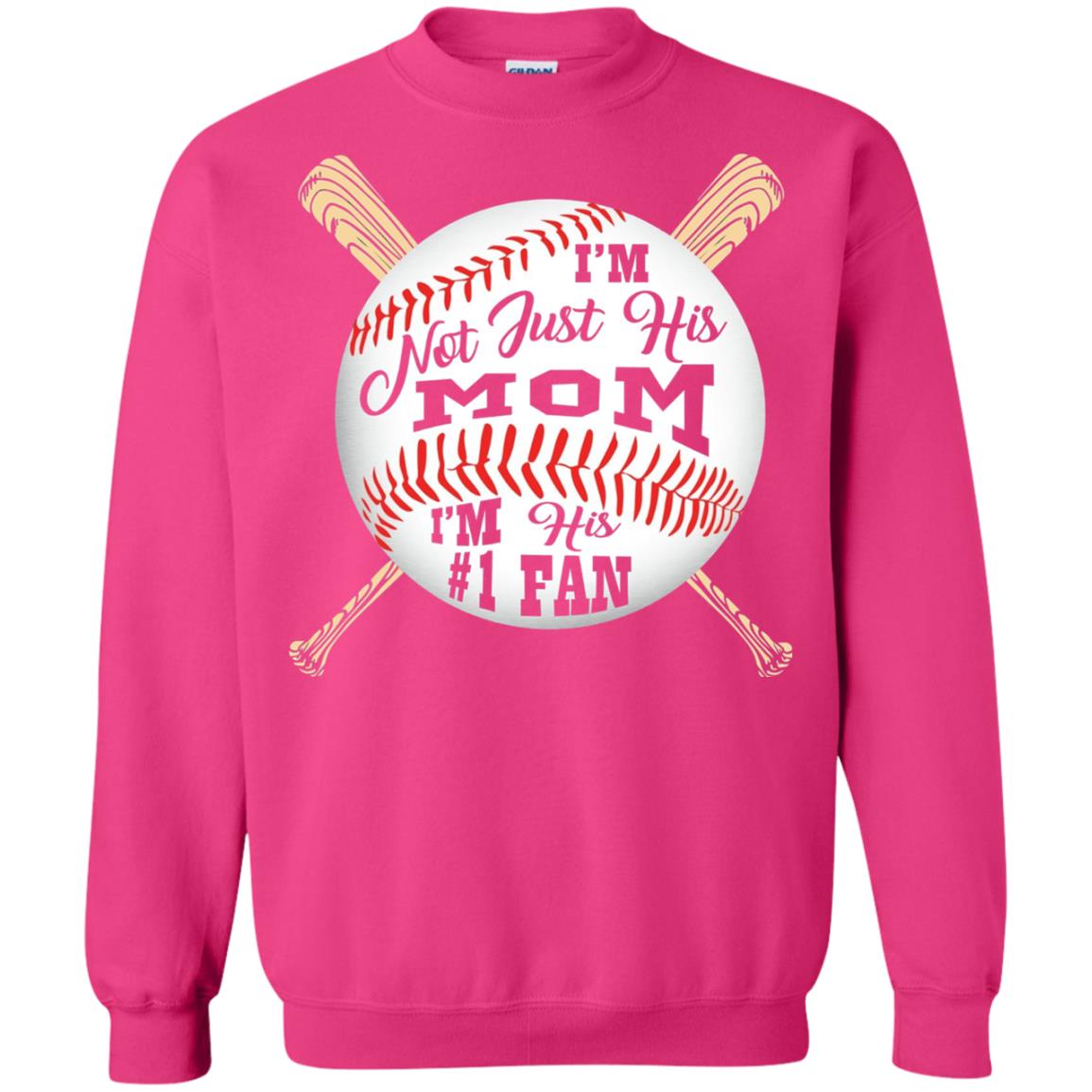 Baseball Mom Shirt Im Not Just His Mom Fan Heliconia
