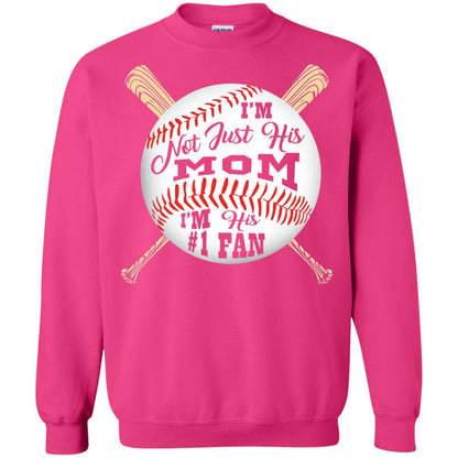Baseball Mom Shirt Im Not Just His Mom Fan Heliconia