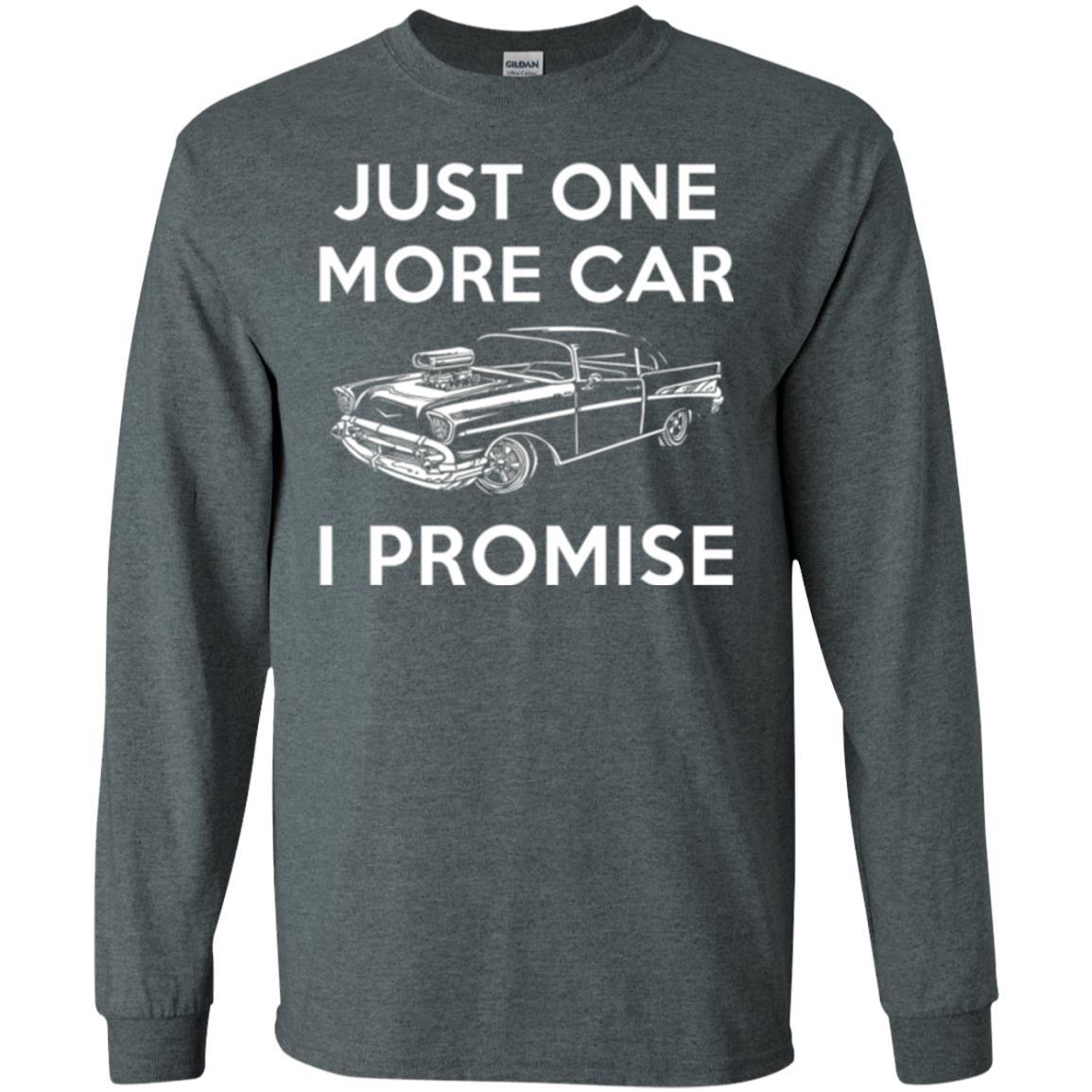 Car Lover T-shirt Just One More Car Dark Heather