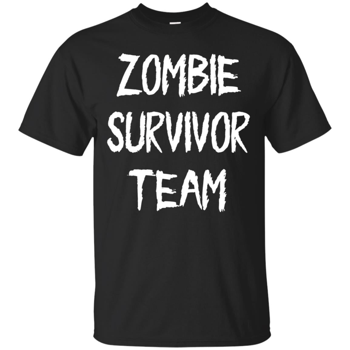 Zombie Lover T-shirt Zombie Survivor Team Black
