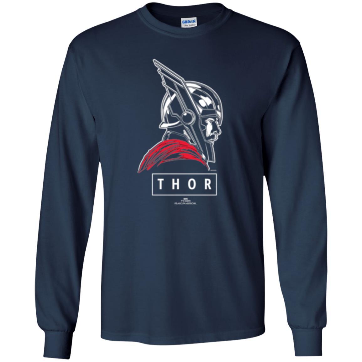 Marvel Thor Ragnarok God Of Tonal Street View T-shirt Navy