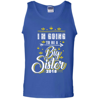 Family T-shirt I'm Going To Be A Big Sister 2018 Royal