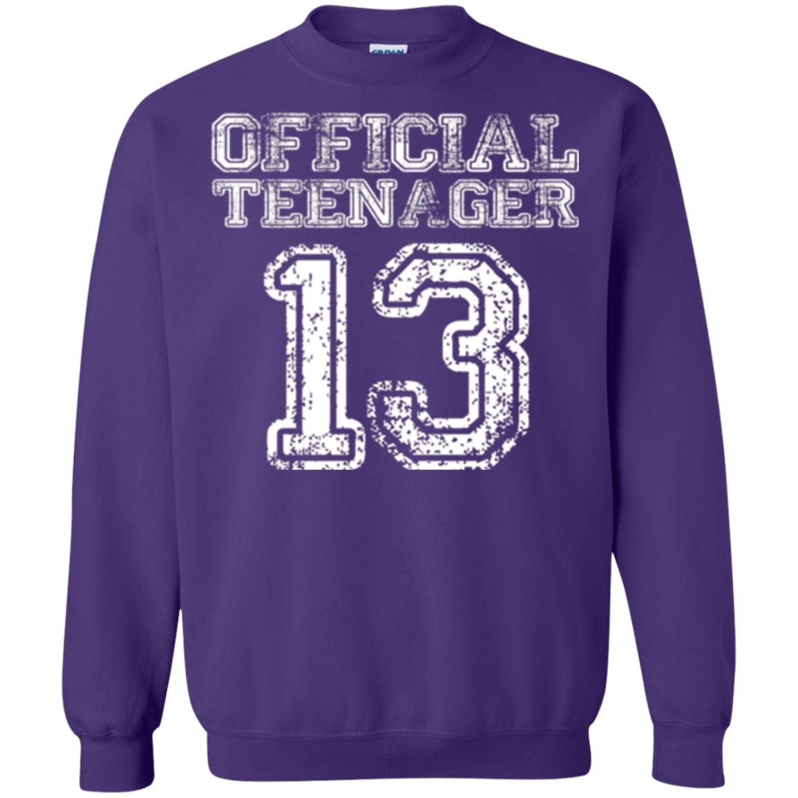 Brithday T-shirt Official Teenager T-shirt Purple