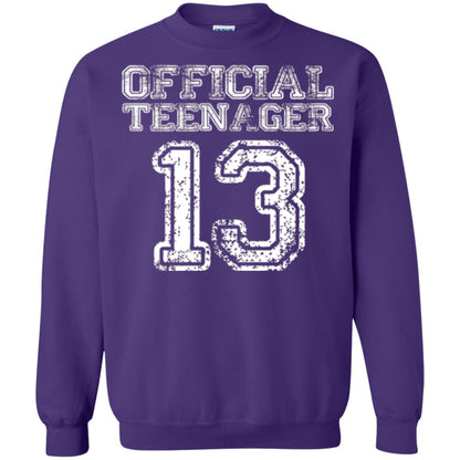 Brithday T-shirt Official Teenager T-shirt Purple
