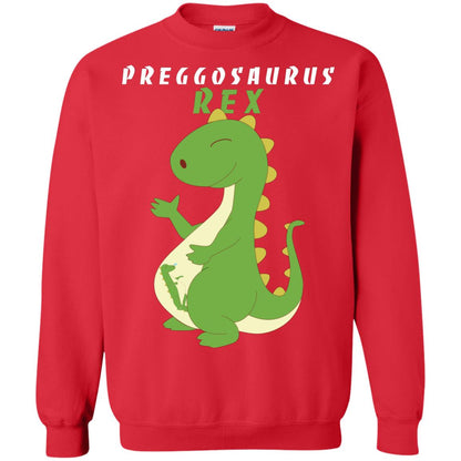 Dinosaur Pregnancy Pregosaurus Shirt Red